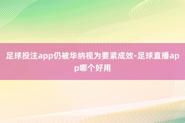 足球投注app仍被华纳视为要紧成效-足球直播app哪个好用