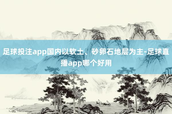 足球投注app国内以软土、砂卵石地层为主-足球直播app哪个好用